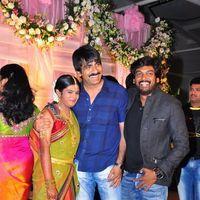 Ravi Teja - Puri Jagannadh daughter pavithra saree ceremony - Pictures